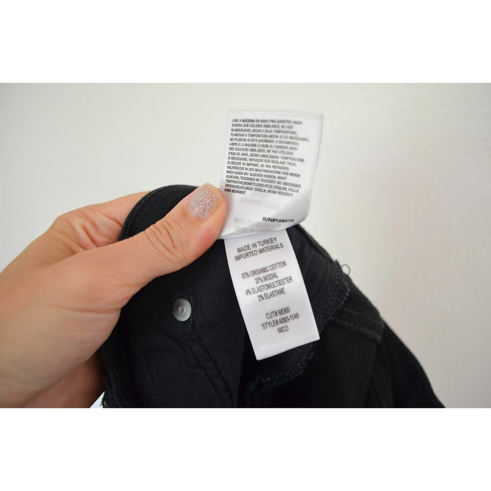 Agolde Nico High Rise Slim in Black - Picture 6 of 6